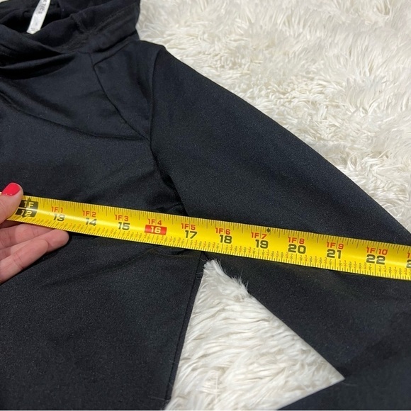 Fabletics Black Long Sleeve Sweatshirt Liora Dress Womans Small - Picture 8 of 11